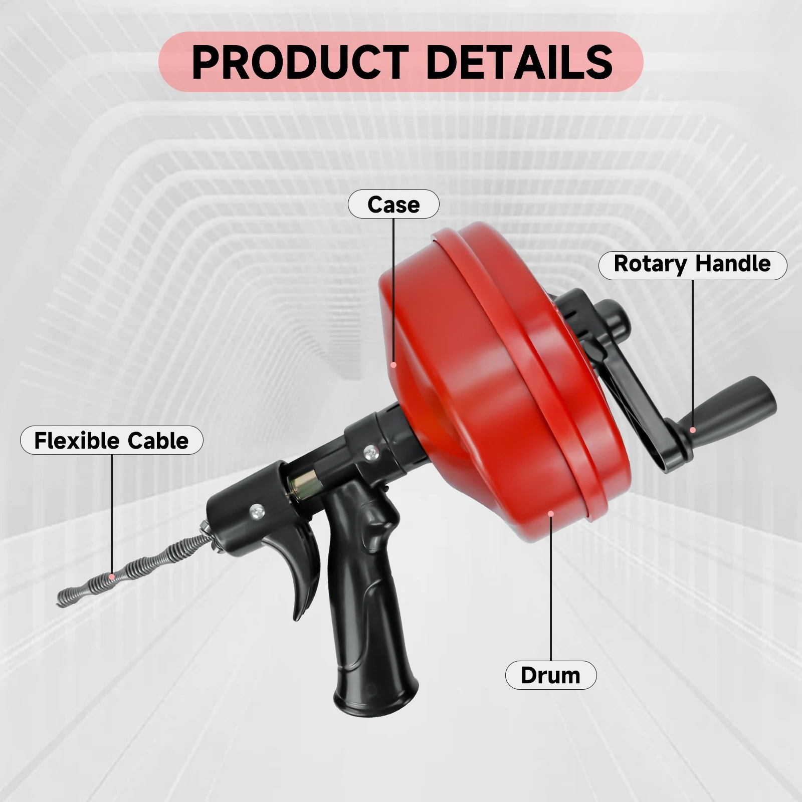 Professional Drain Snake Auger - Drain Snake Flexible 리뷰 및 가격