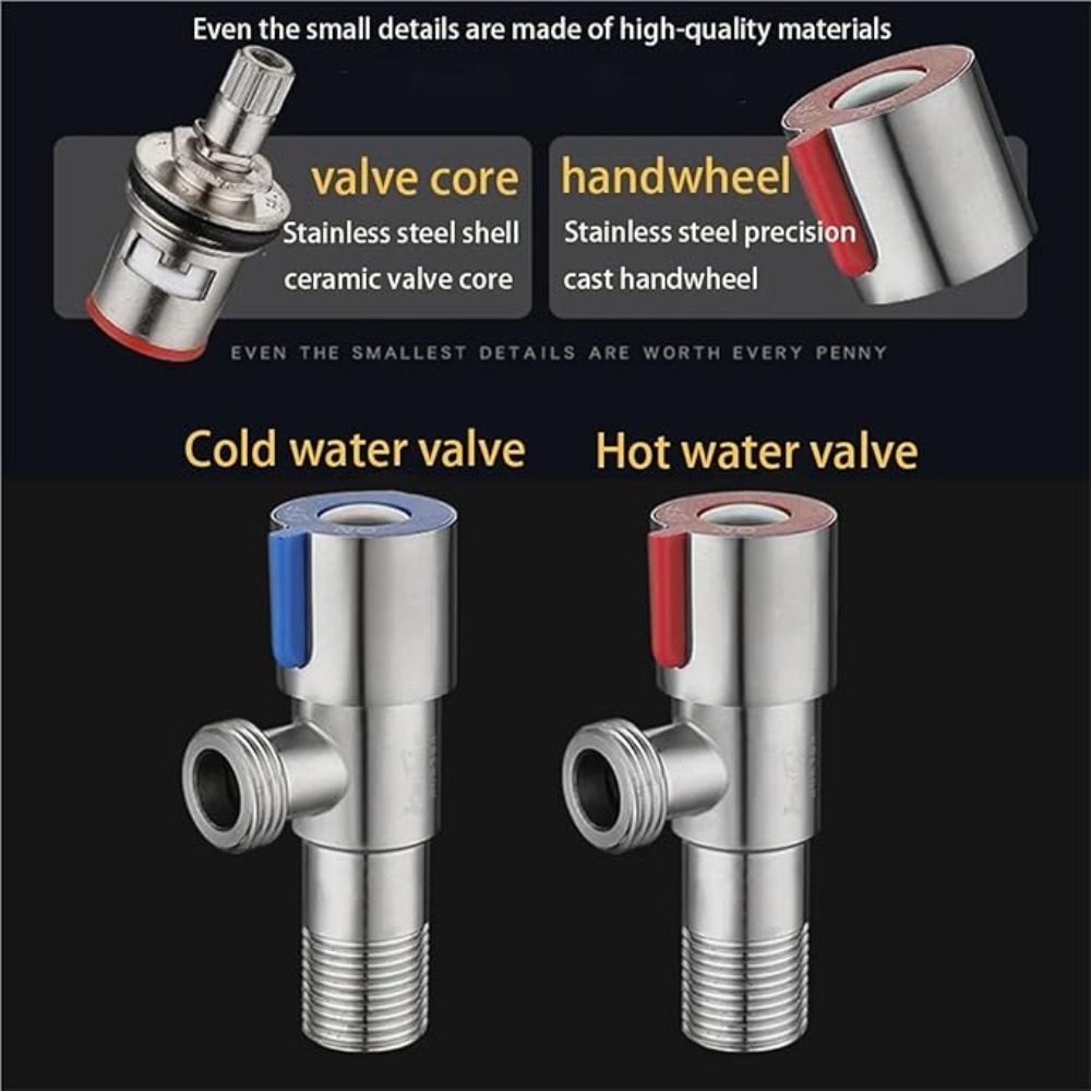 Stainless Steel Hot Cold Inlet - Toilet Fill Valve 리뷰 및 가격
