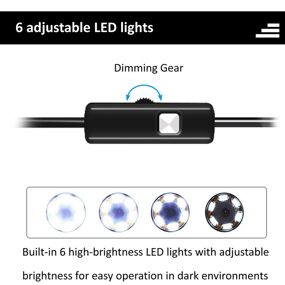 6 LED Light 7mm 1M  Endoscope  - Drain Snake Flexible 리뷰 및 가격