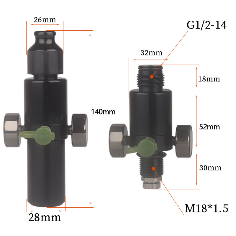 HPA Scuba M18*1.5 Pressure Reg - Float Ball Valve 리뷰 및 가격