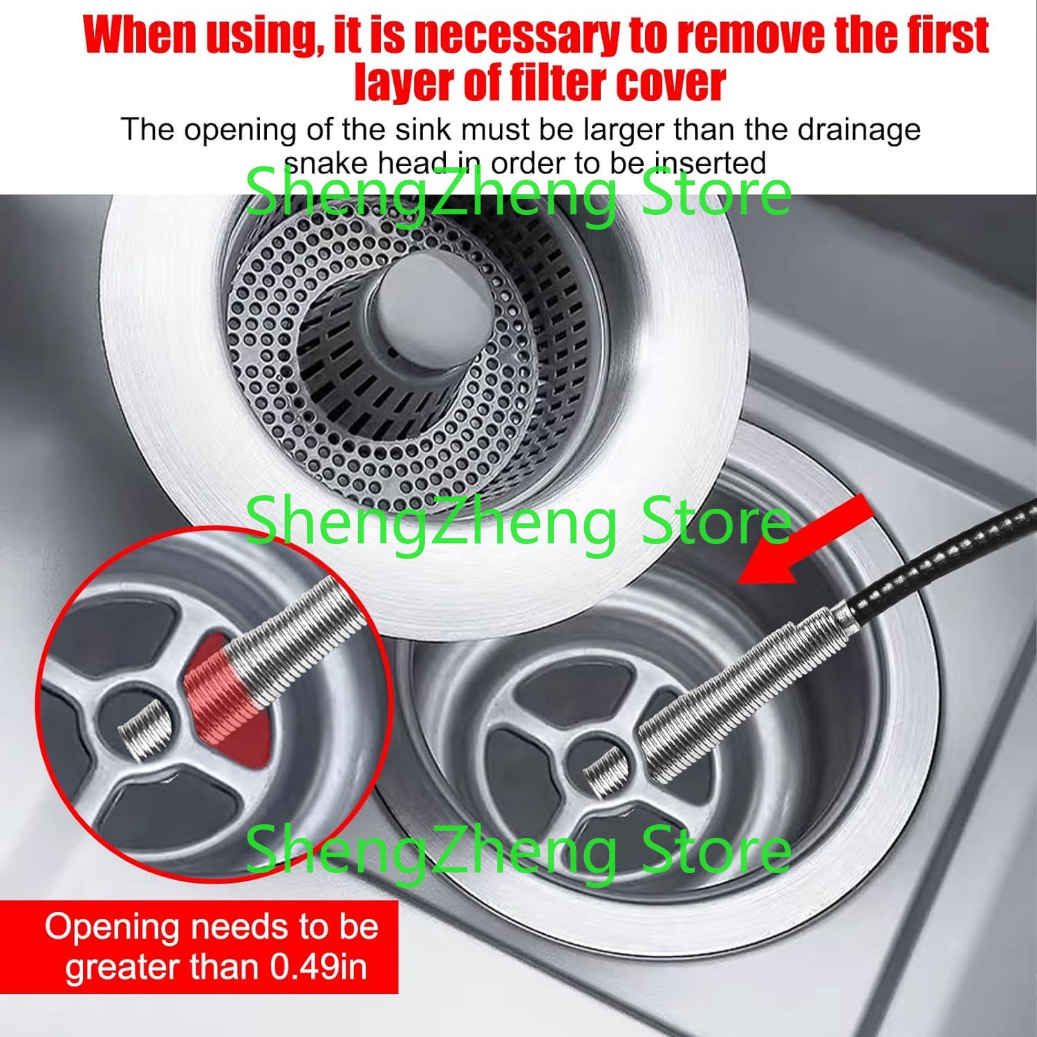 1Pcs Drain Snake Hair Drain Cl - Drain Snake Flexible 리뷰 및 가격