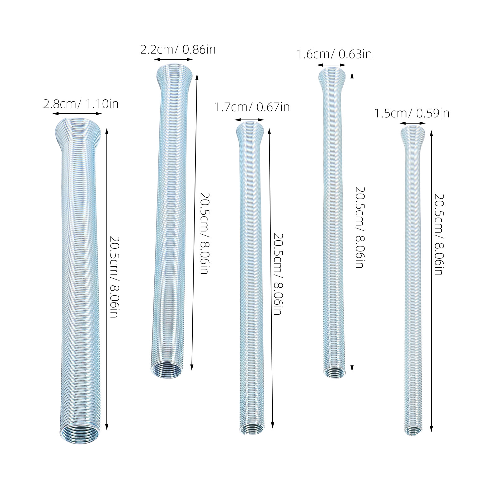 5Pcs Spring Tubing Bender Kit  - Pipe Bending Spring 리뷰 및 가격
