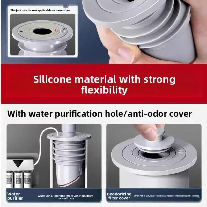 Connector Stopper Silicone Bat - Drain Pipe Clip 리뷰 및 가격