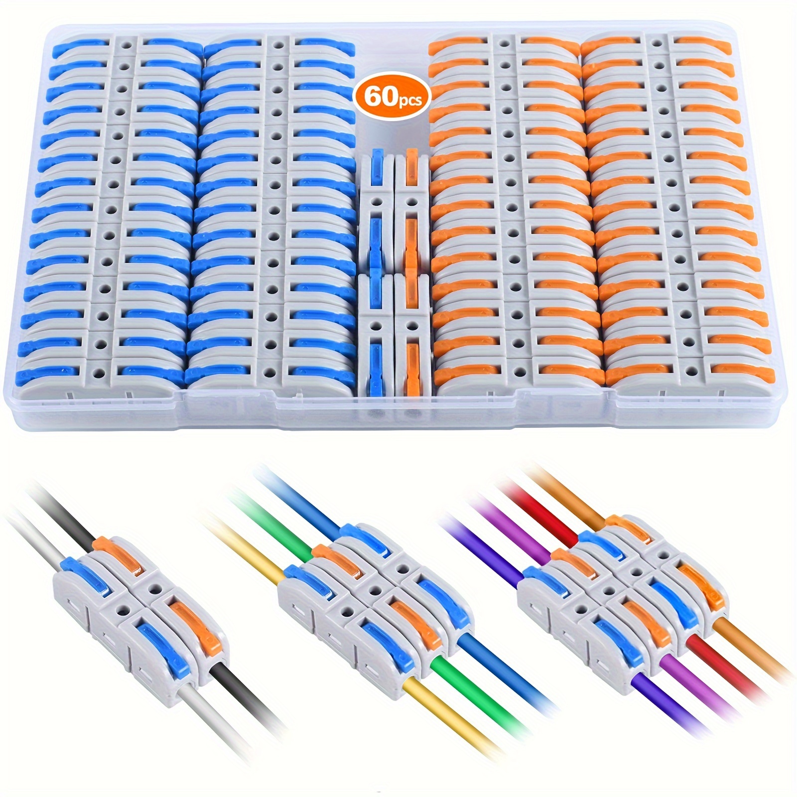 Lever Wire Connectors, 10pcs/6 - Push Fit Connector 리뷰 및 가격