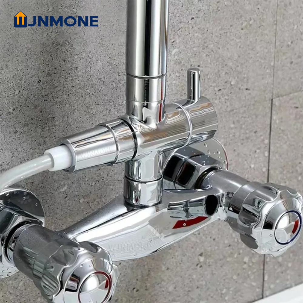 Black Silver 3 Way T-Adapter D - Shower Valve Cartridge 리뷰 및 가격