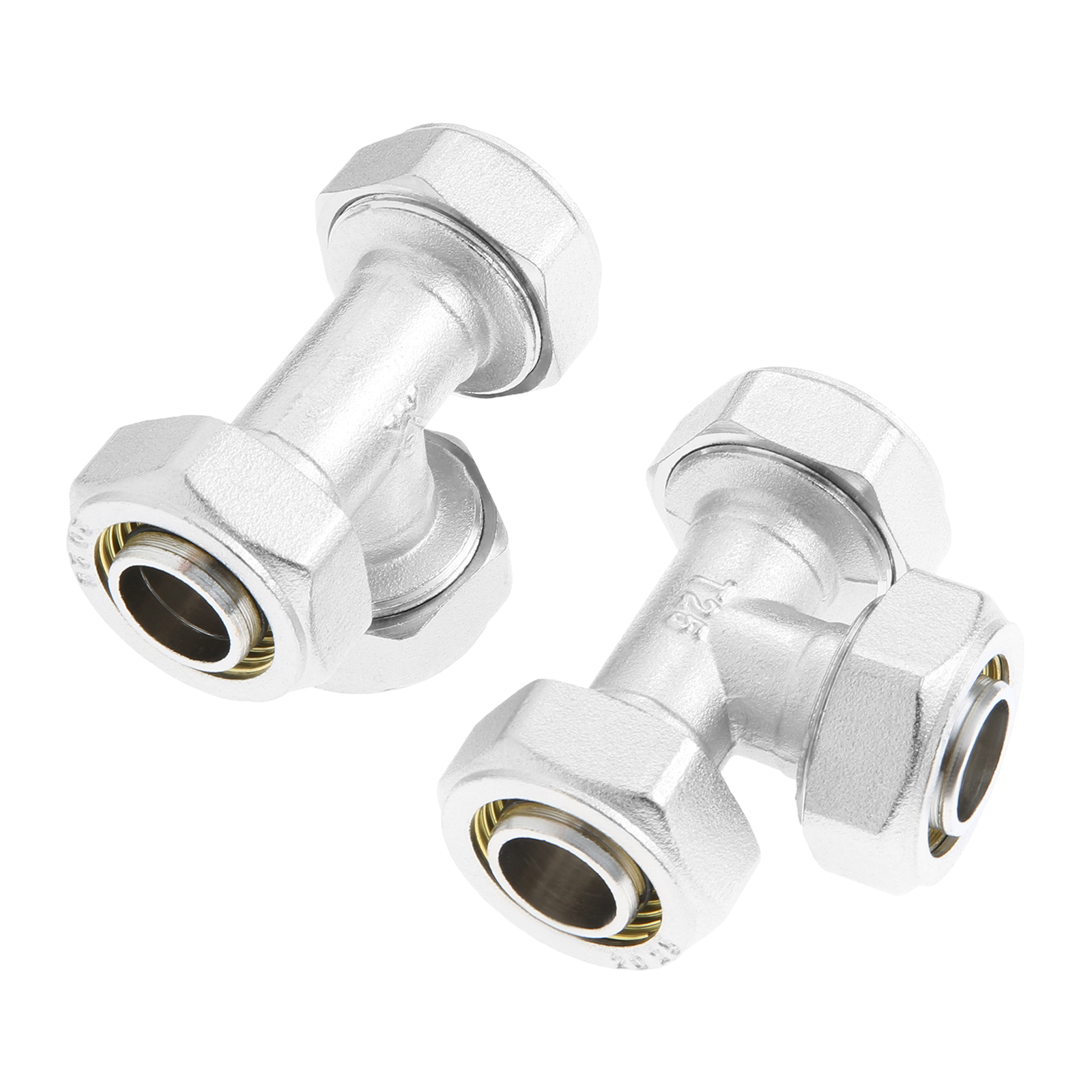 2Pcs 3/4’’ Tee Air Line Fittin - Compression Fitting Brass 리뷰 및 가격