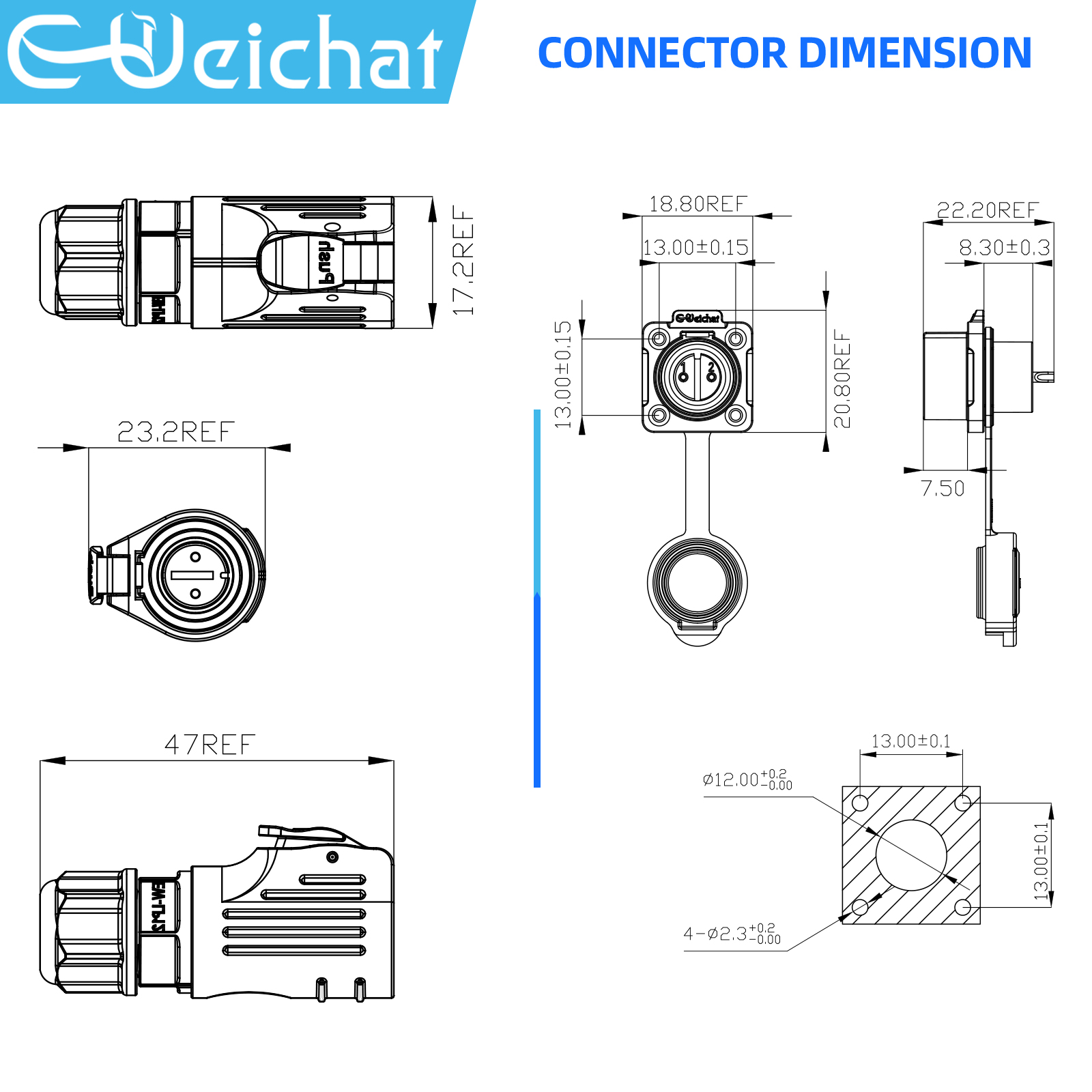 LP12 M12 IP68 Waterproof Outdo - Push Fit Connector 리뷰 및 가격