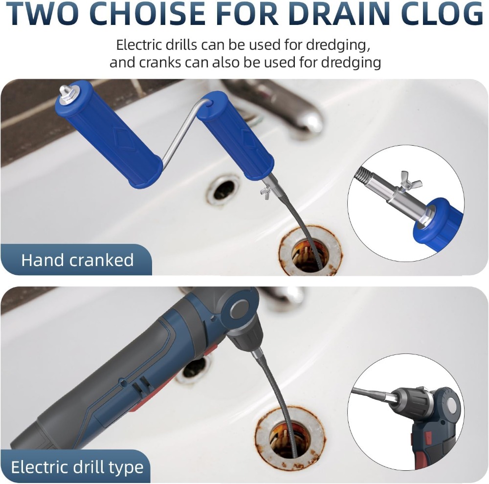 Drain Snake 16.4ft x 6mm Auto  - Drain Snake Flexible 리뷰 및 가격