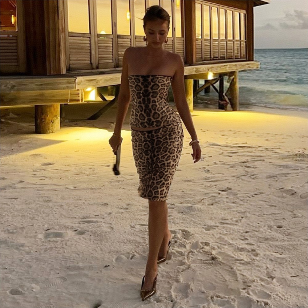 Woman 2 Piece Set Outfit Sexy  - Pipe Bending Spring 리뷰 및 가격